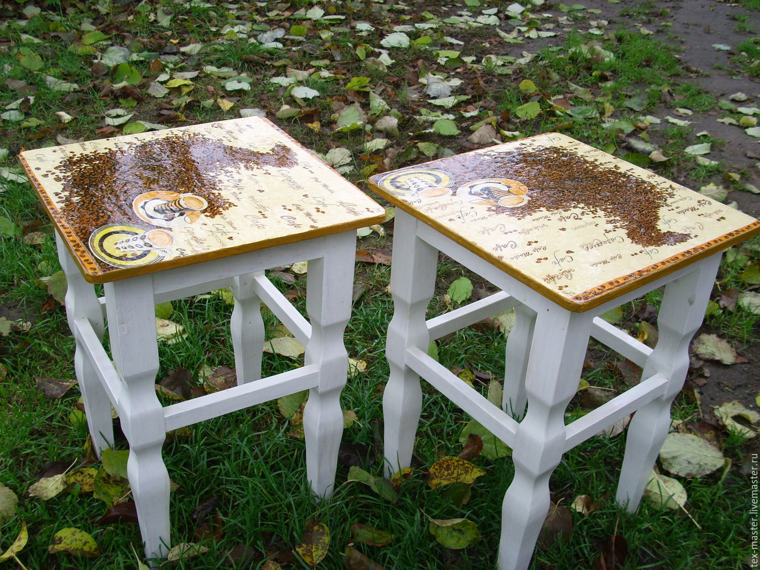 sgabelli da decoupage