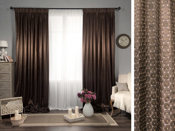 tende jacquard scure