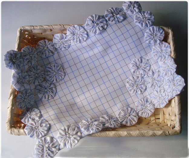idee per decorazioni con tovaglioli in tessuto