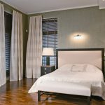 tende spesse in camera da letto