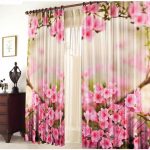 tende 3d con fiori