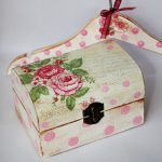 disegno della scatola del decoupage