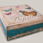 foto di design di scatola decoupage