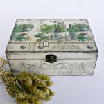 design fotografico scatola decoupage