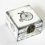 decorazione della scatola del decoupage