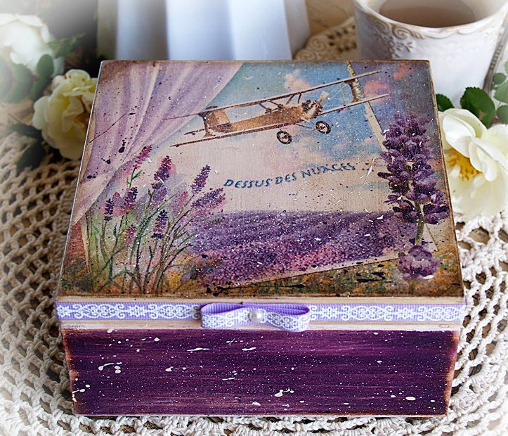 opzioni per scatole decoupage