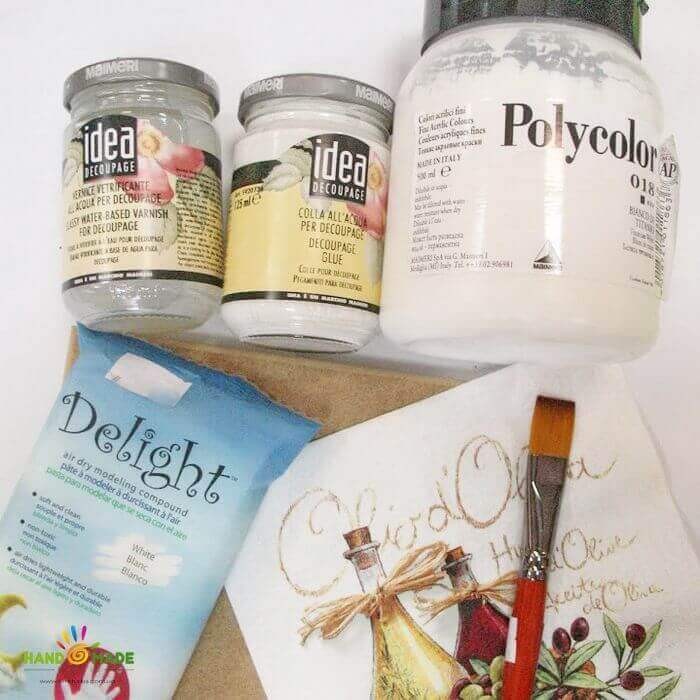 idee di design per scatole decoupage