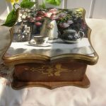scatole decoupage decorazioni fotografiche