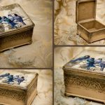 idee per decorazioni con scatole decoupage