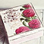 idee per scatole decoupage foto