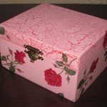 idee di design per scatole decoupage