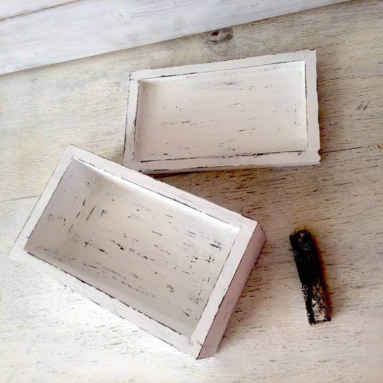 foto delle istruzioni per la scatola del decoupage