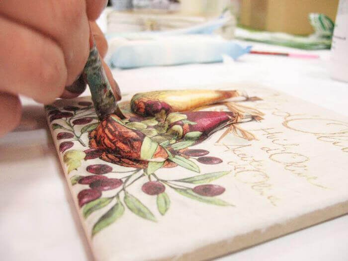 idee per masterclass di scatole decoupage foto