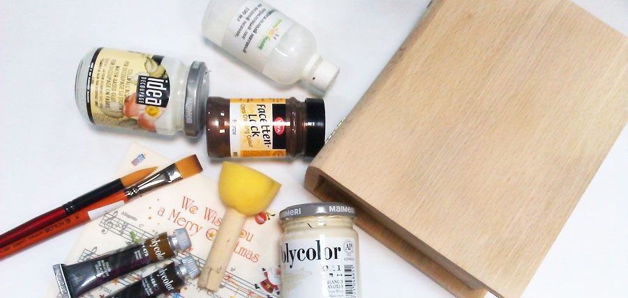 masterclass di scatola decoupage