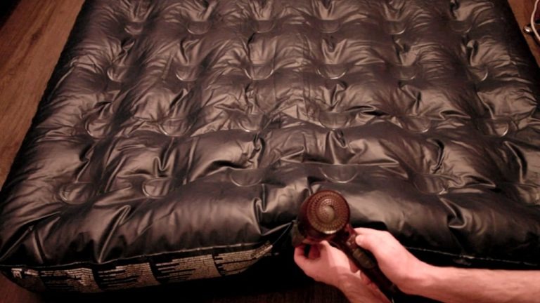 gonfiare un materasso con un asciugacapelli