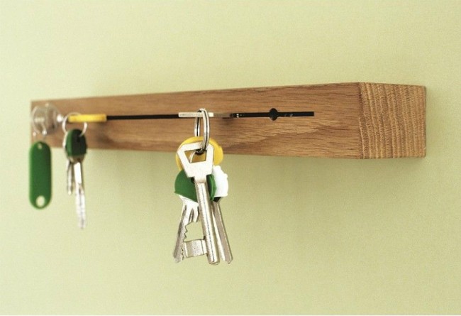 portachiavi in ​​legno