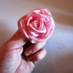 foto di design di rose da tovaglioli