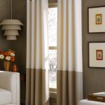 tende in gabardine con occhielli