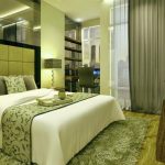 tende per camera da letto con balcone