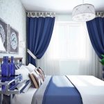 Tende per camera da letto con idee per interni con balcone