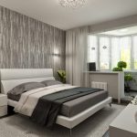 tende per camera da letto con foto di design del balcone