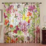 tulle moderno con stampa