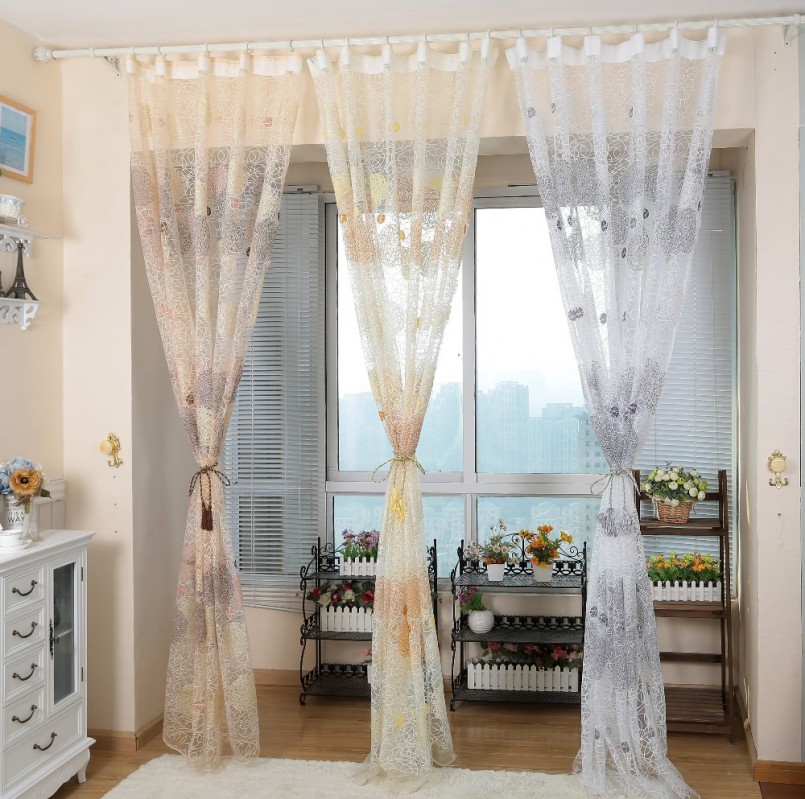 idee per il tulle sulle finestre
