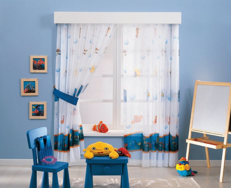 tulle per la decorazione della cameretta dei bambini