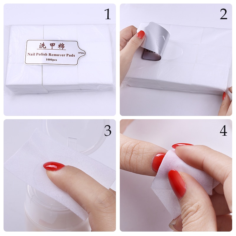 salviette anti-pelucchi per smalto in gel