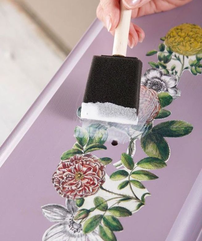 decoupage su legno fai da te idee design