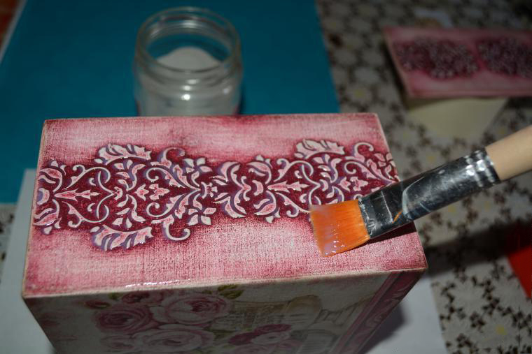 idee di design fai da te per decoupage su legno