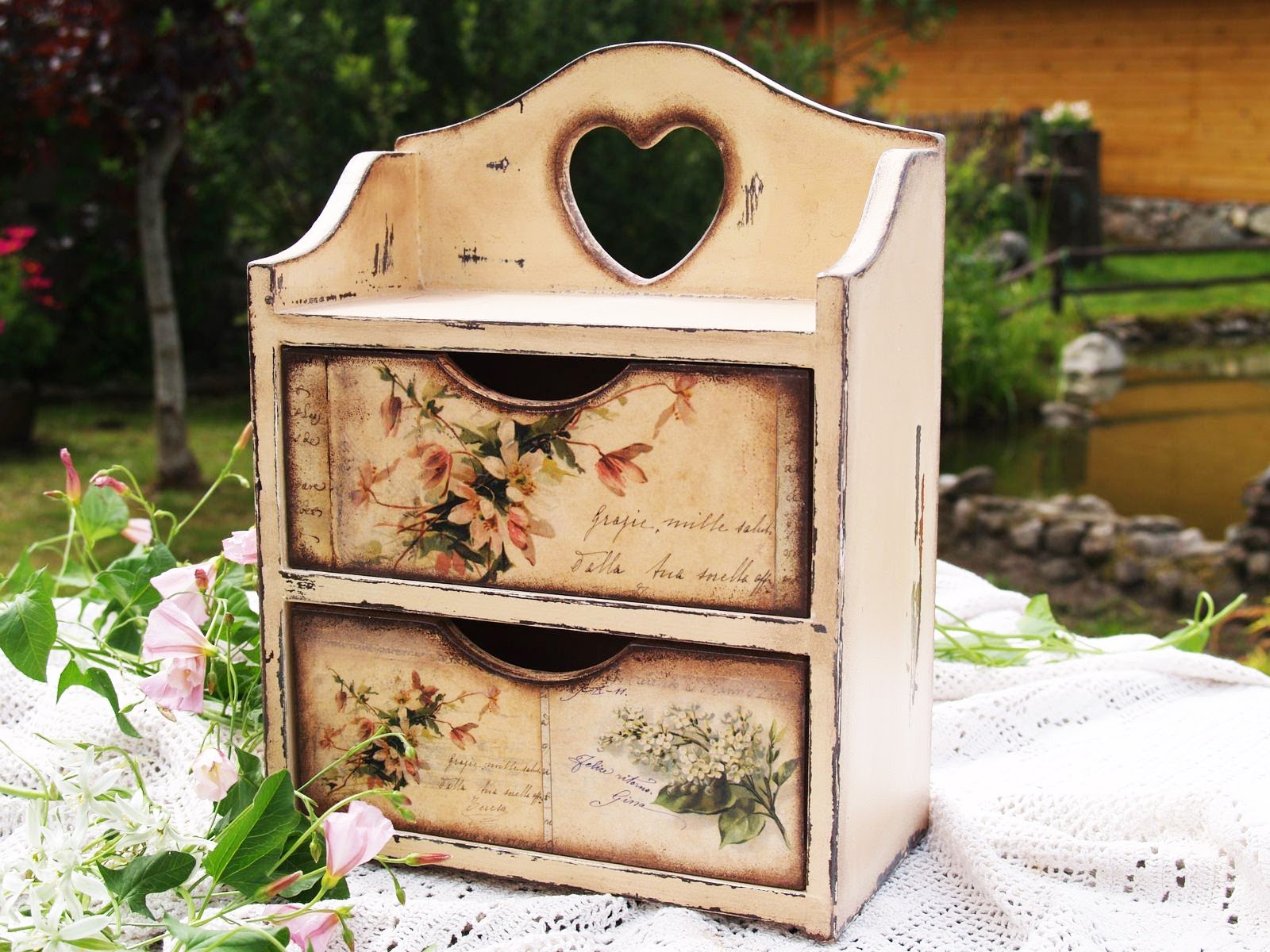 Decoupage fai da te in legno