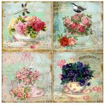 idee per la decorazione di mobili con decoupage