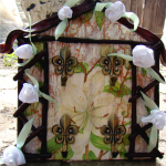 foto decoupage su legno