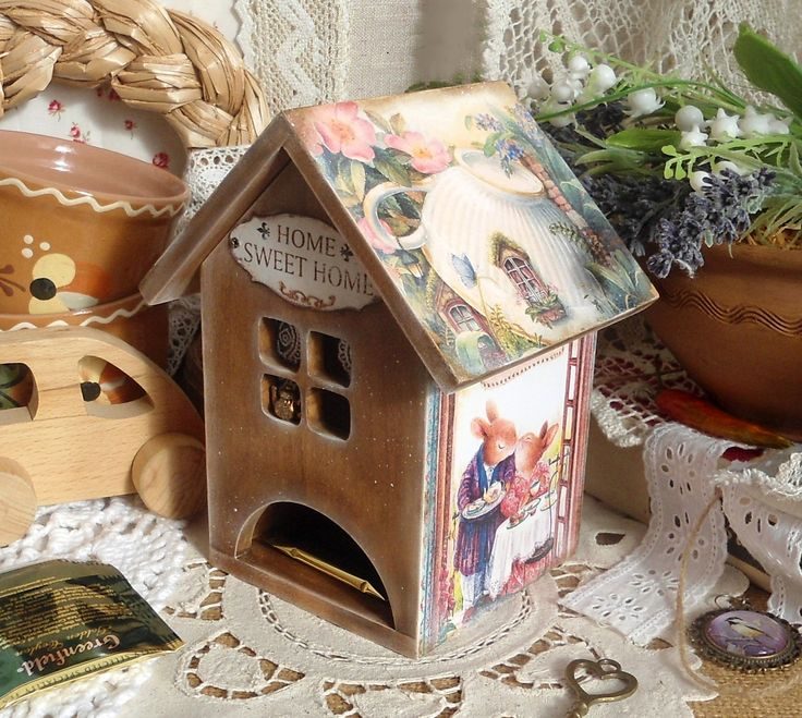 idee di design fai da te per decoupage su legno
