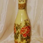 bottiglie di vino decoupage fai da te foto decorazione