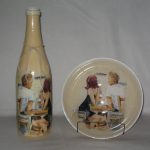 Idee fai da te per il decoupage di bottiglie di vino