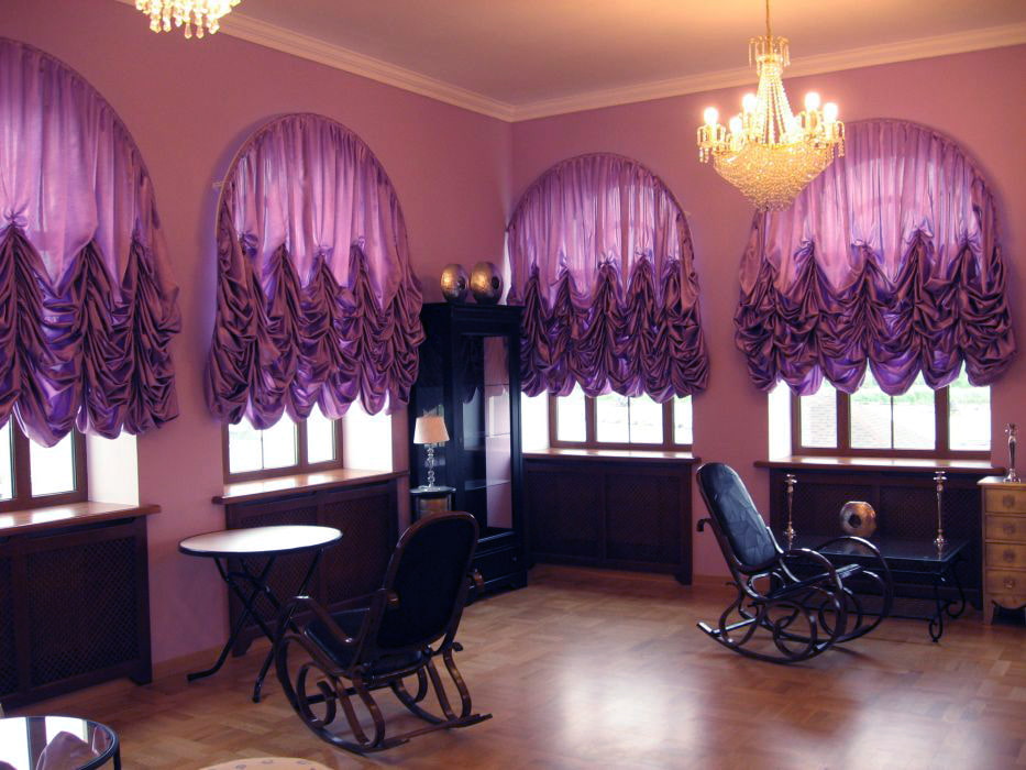 idee di design per tende alla francese