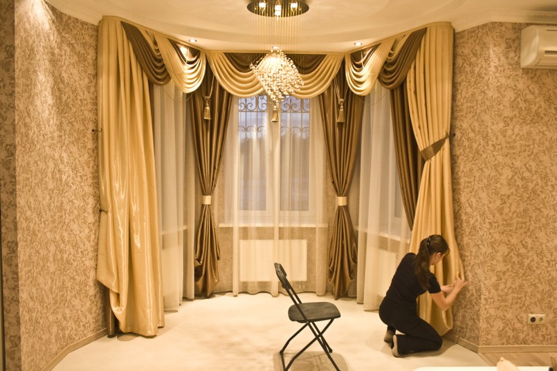 come decorare le tende con foto design