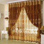 foto di design di decorazioni per tende