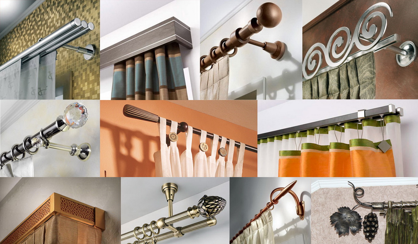 idee di design per aste per tende