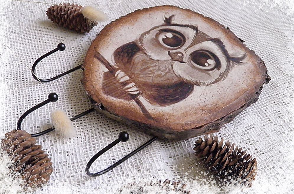 portachiavi in ​​legno
