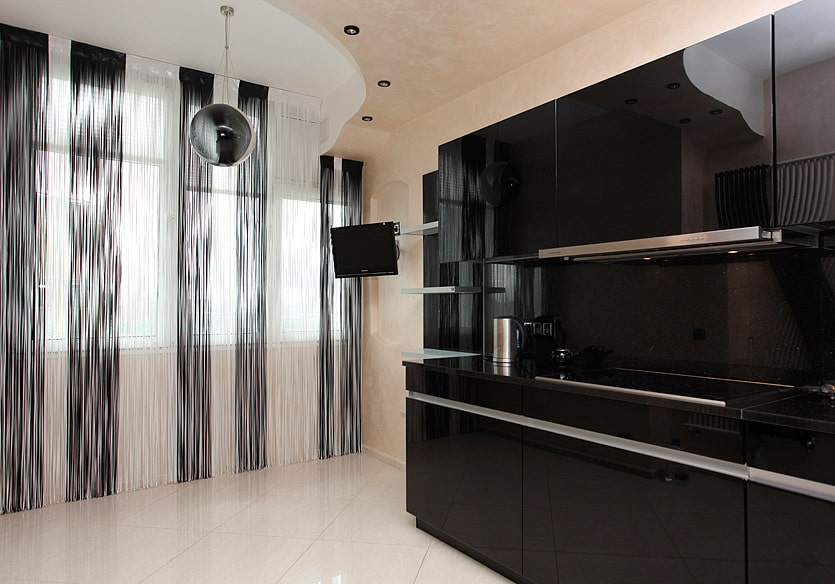 design di decorazioni per tende combinate