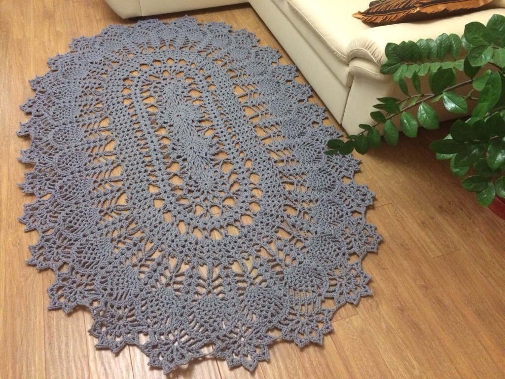 idee per decorare tappeti in corda di poliestere