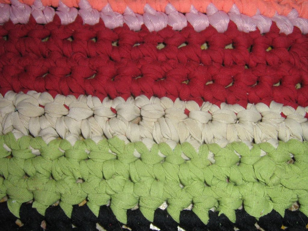 tappeto macramè