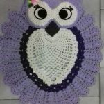 idee per decorazioni a forma di gufo su tappeto