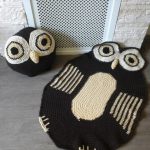 idee di design per tappeti a forma di gufo