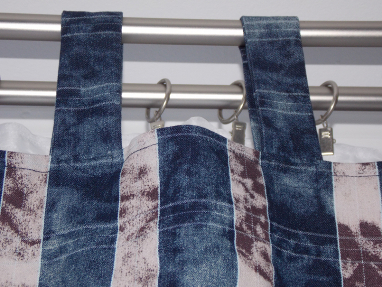 tende insolite in denim