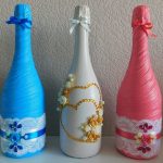 decorazione volumetrica champagne