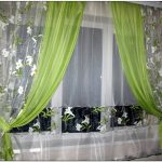 foto di design di tende in organza
